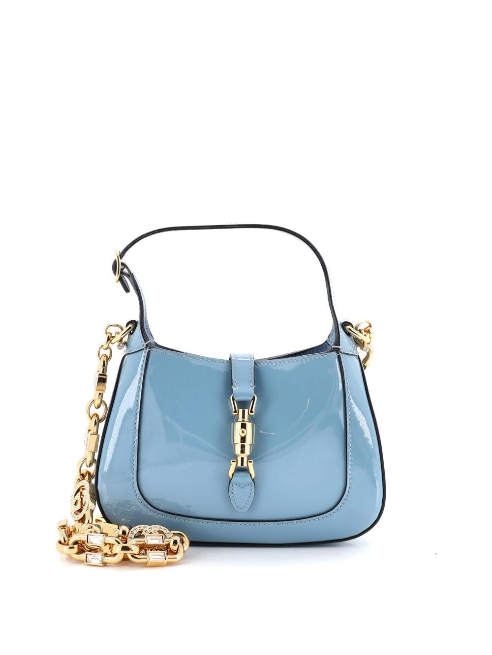 Gucci Jackie Chain Hobo Patent Mini #365278G17B